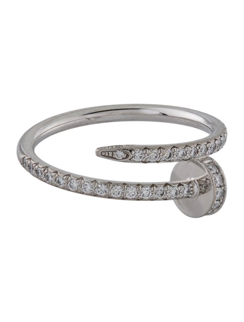 Cartier Juste un Clou Ring, Small Model, Half-Paved