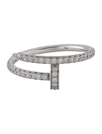 Cartier Juste un Clou Ring, Small Model, Half-Paved