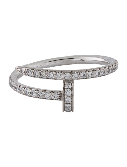 Cartier Juste un Clou Ring, Small Model, Half-Paved