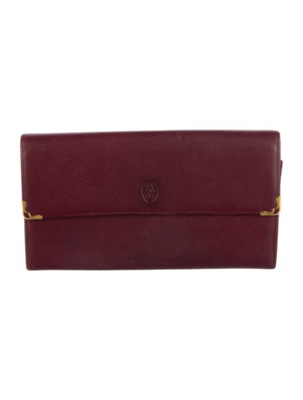 Cartier Leather Printed Continental Wallet