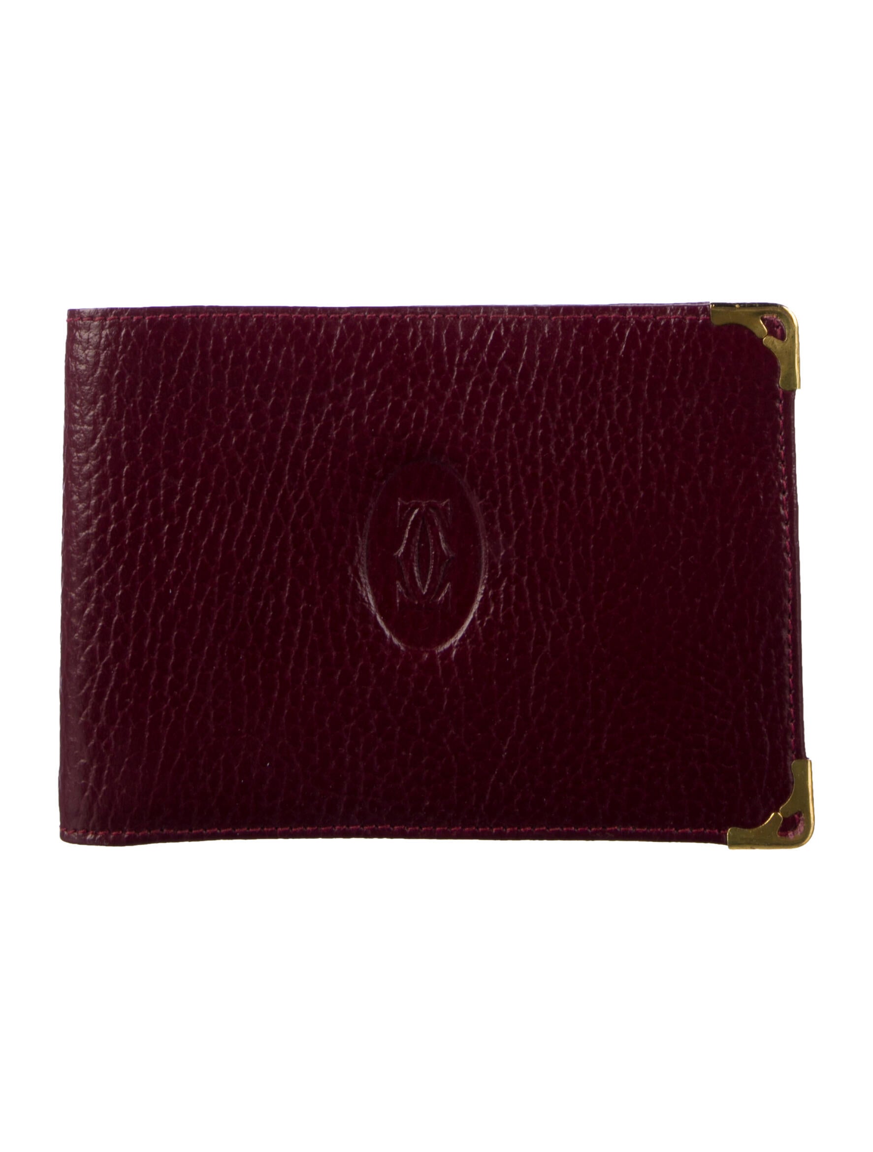 Cartier Leather Printed Bifold Wallet