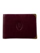 Cartier Leather Printed Bifold Wallet