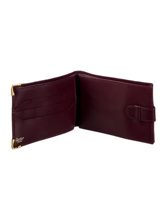 Cartier Leather Printed Bifold Wallet