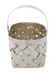 Cartier Sterling Silver Woven Mini Basket