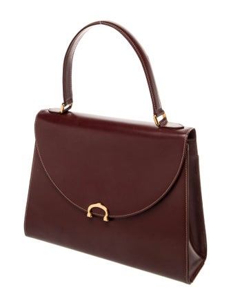 Cartier Leather Top Handle Bag