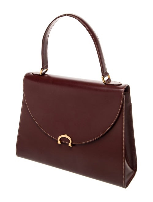 Cartier Leather Top Handle Bag