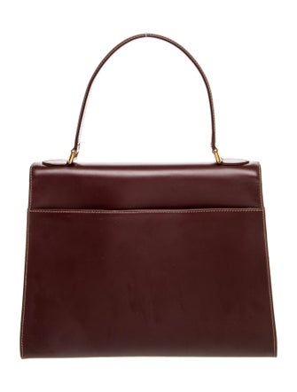 Cartier Leather Top Handle Bag