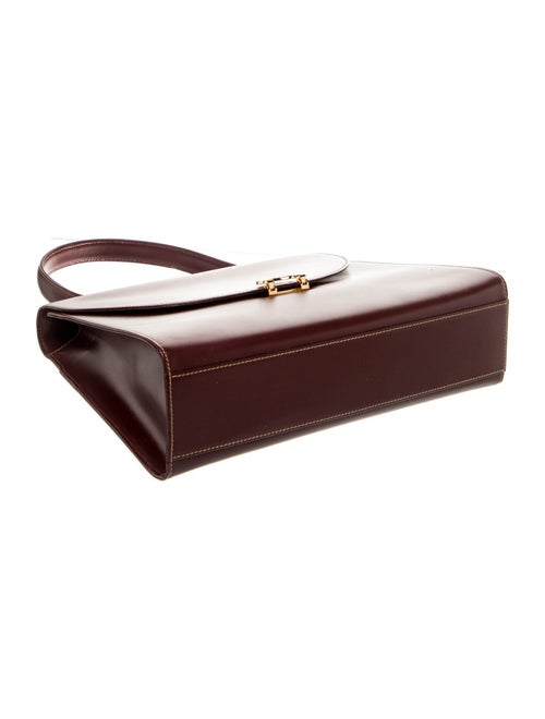 Cartier Leather Top Handle Bag
