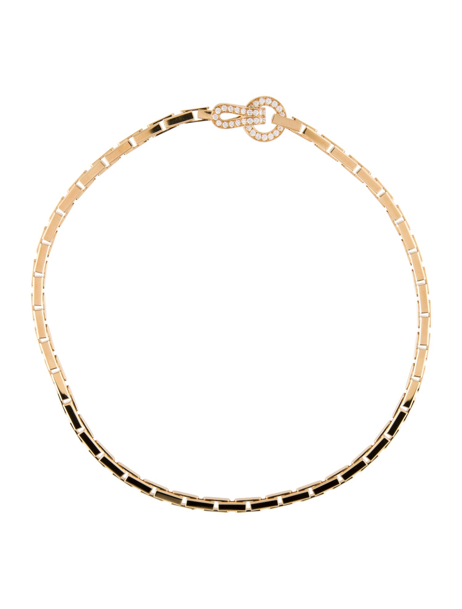 Cartier Diamond Agrafe Necklace