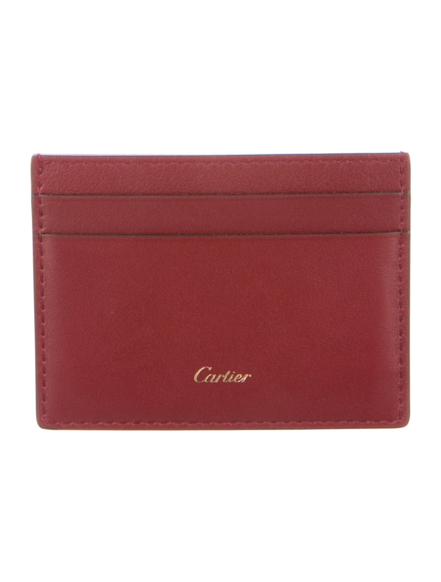 Cartier Leather Printed Card Holder