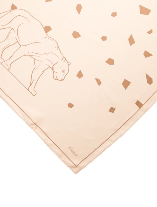 Cartier Silk Floral Print Scarf