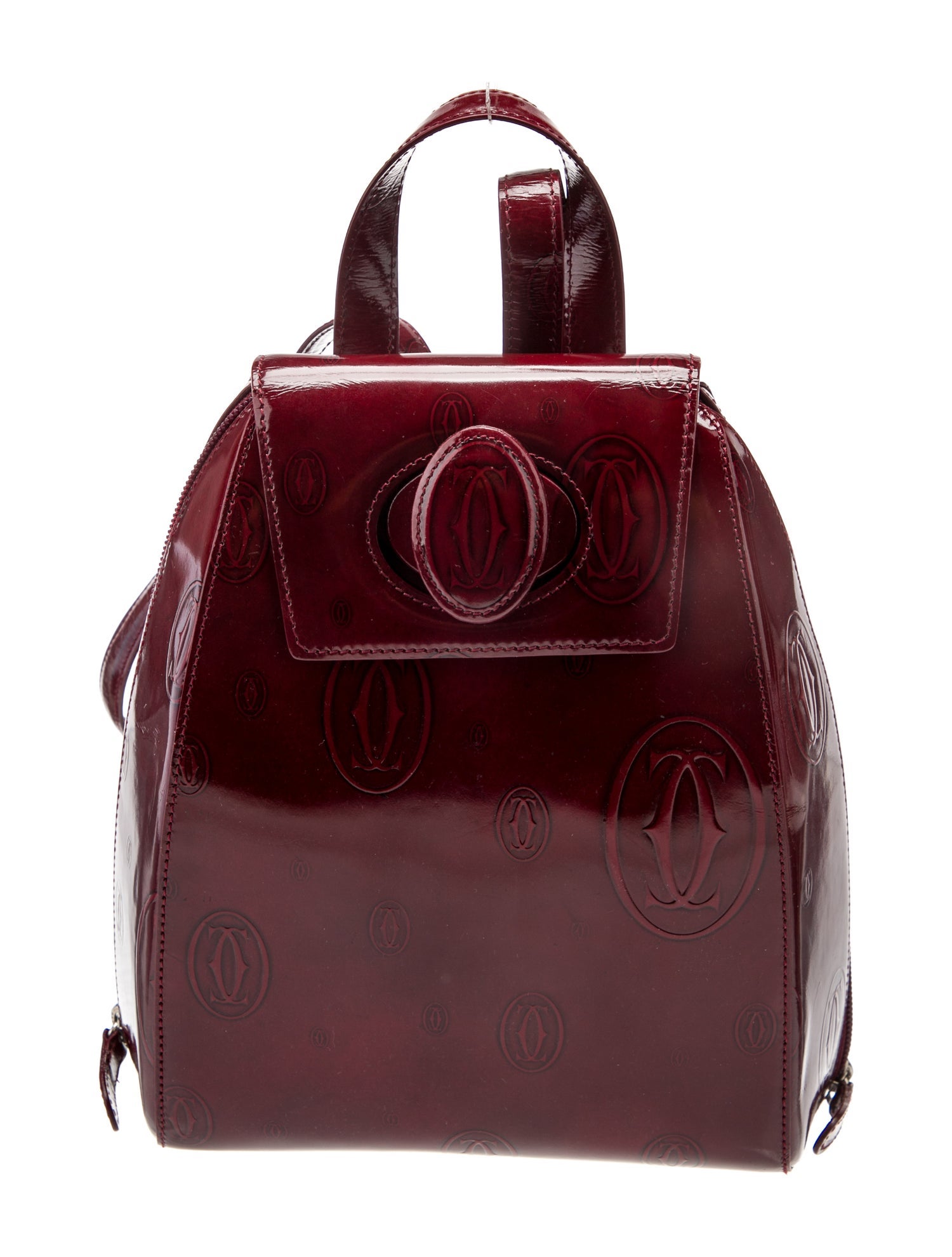 Cartier Patent Leather Backpack
