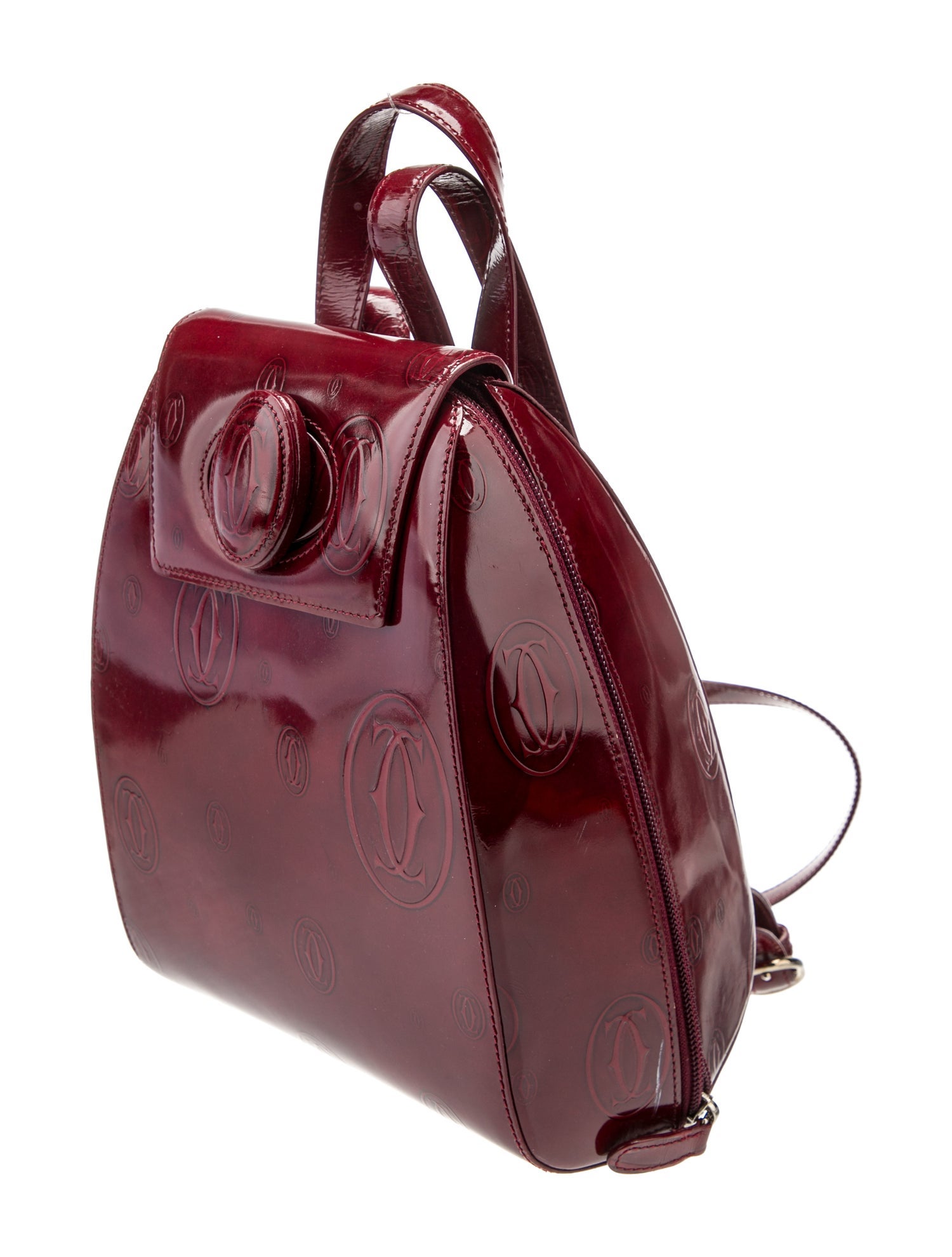 Cartier Patent Leather Backpack