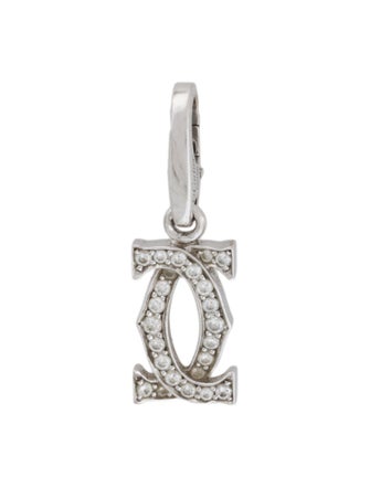 Cartier Diamond Double C Decor Charm