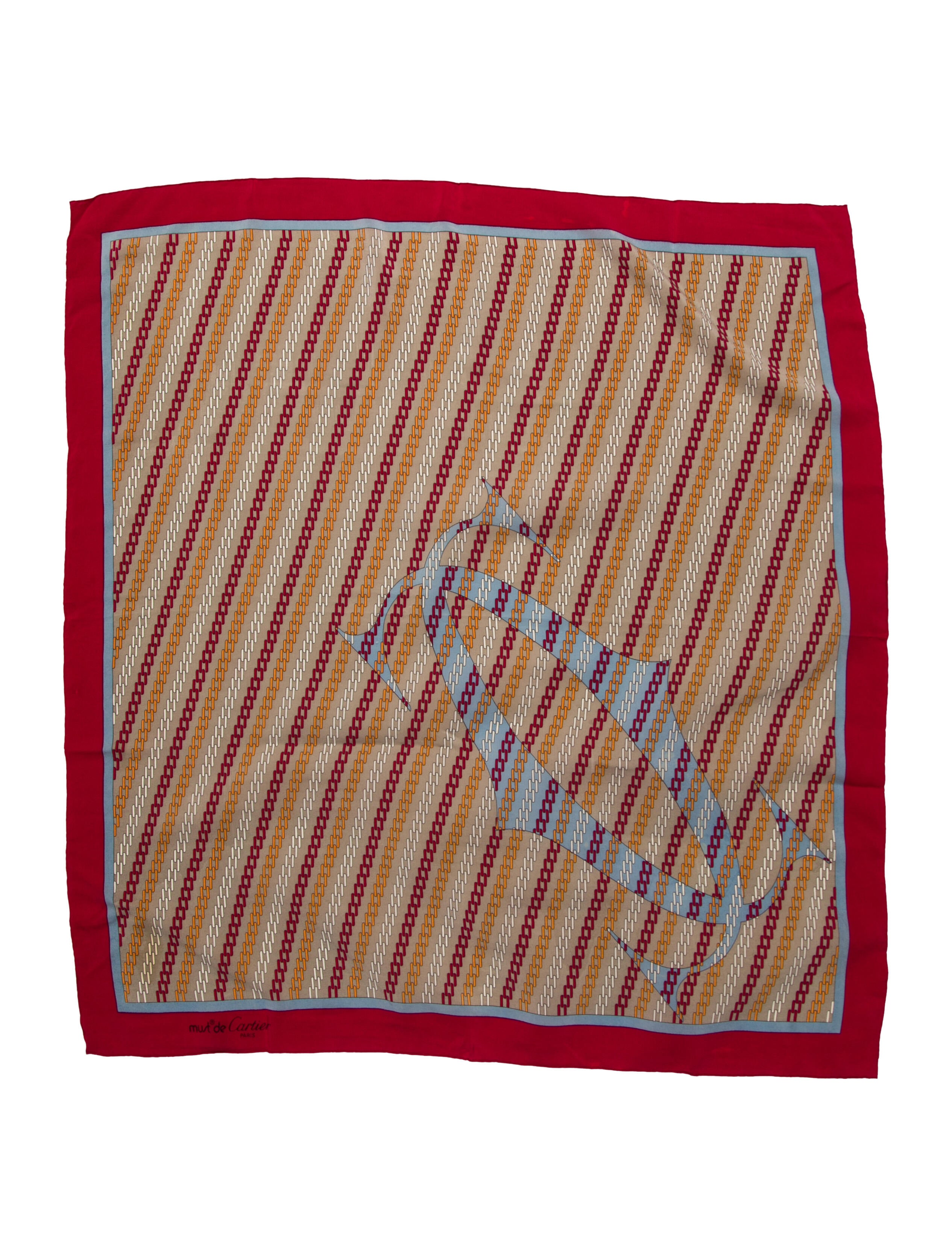 Cartier Silk Printed Scarf