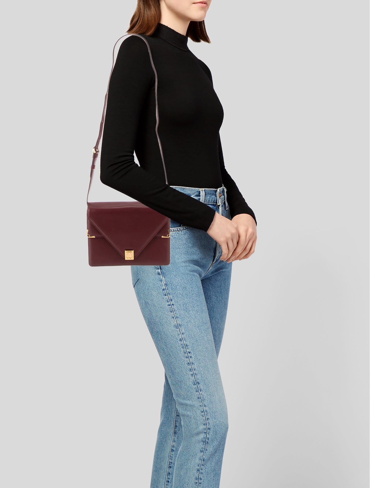 Cartier Leather Crossbody Bag