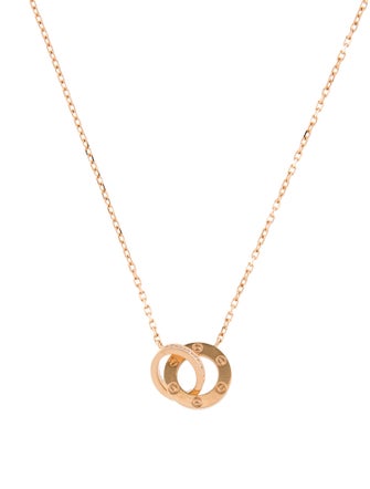 Cartier Paved LOVE Pendant Necklace