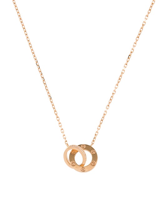 Cartier Paved LOVE Pendant Necklace
