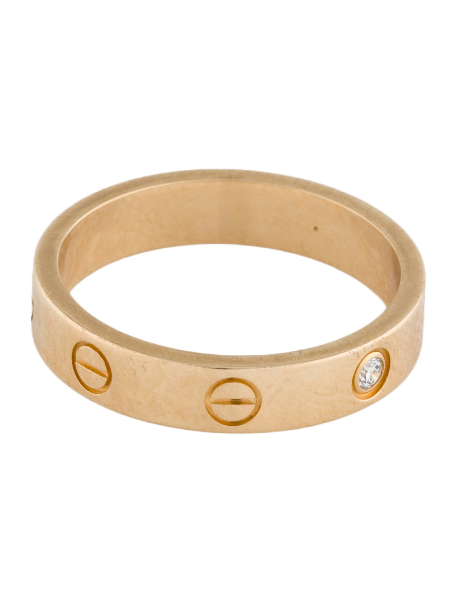 Cartier LOVE Ring, Small Model, 1 Diamond