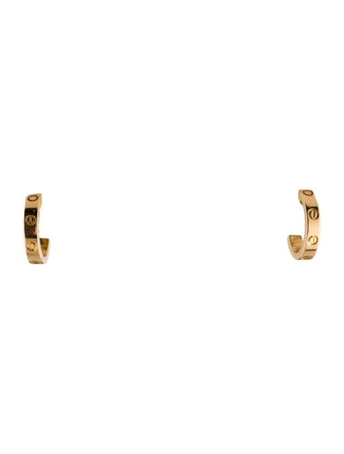 Cartier Small LOVE Hoop Earrings