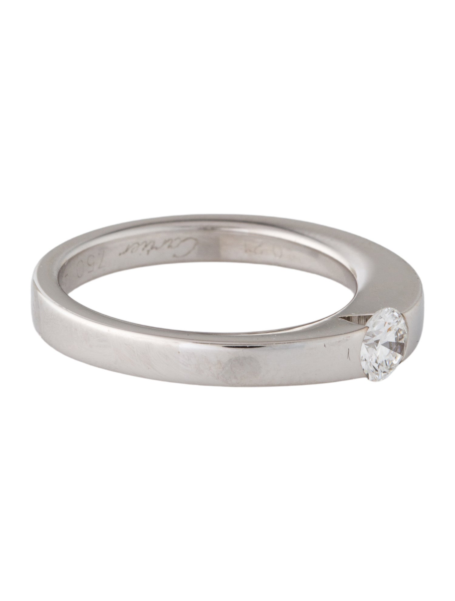 Cartier Vintage Diamond Solitaire Ring