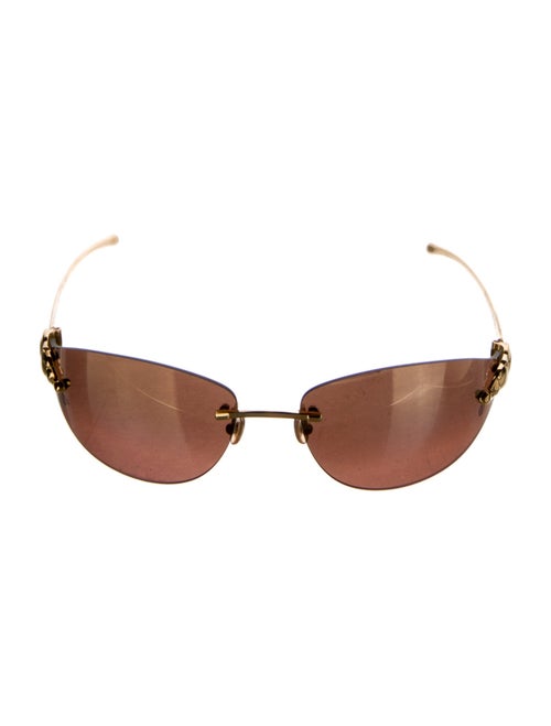 Cartier Cat-Eye Mirrored Sunglasses