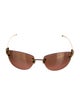 Cartier Cat-Eye Mirrored Sunglasses