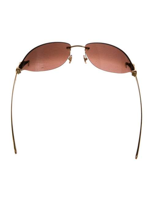 Cartier Cat-Eye Mirrored Sunglasses