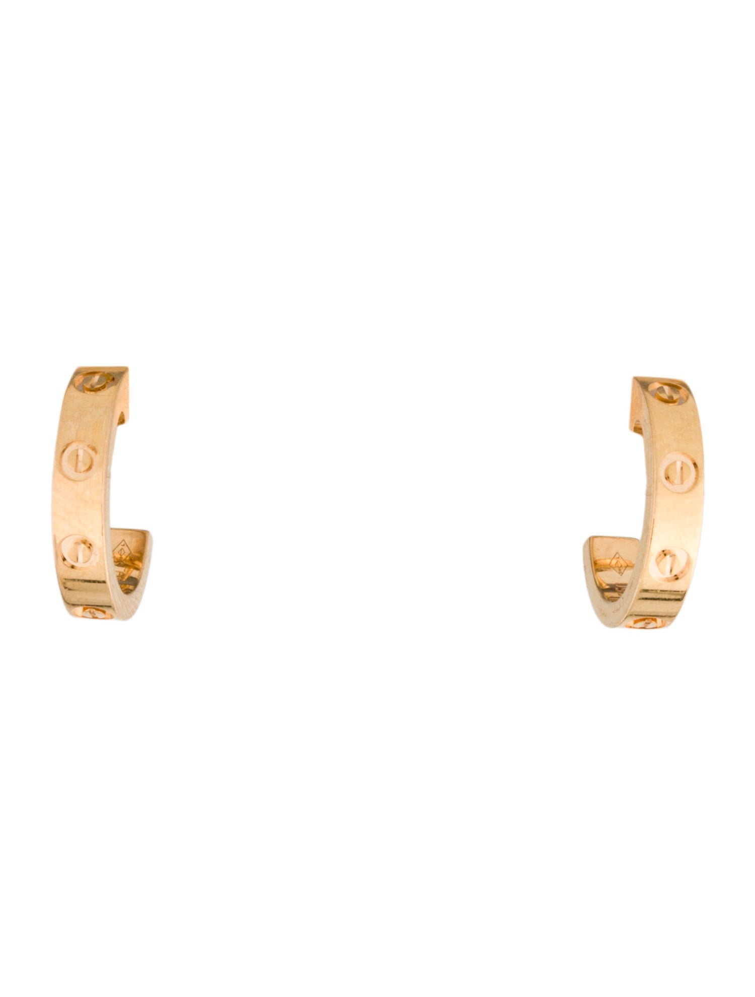 Cartier Small LOVE Hoop Earrings