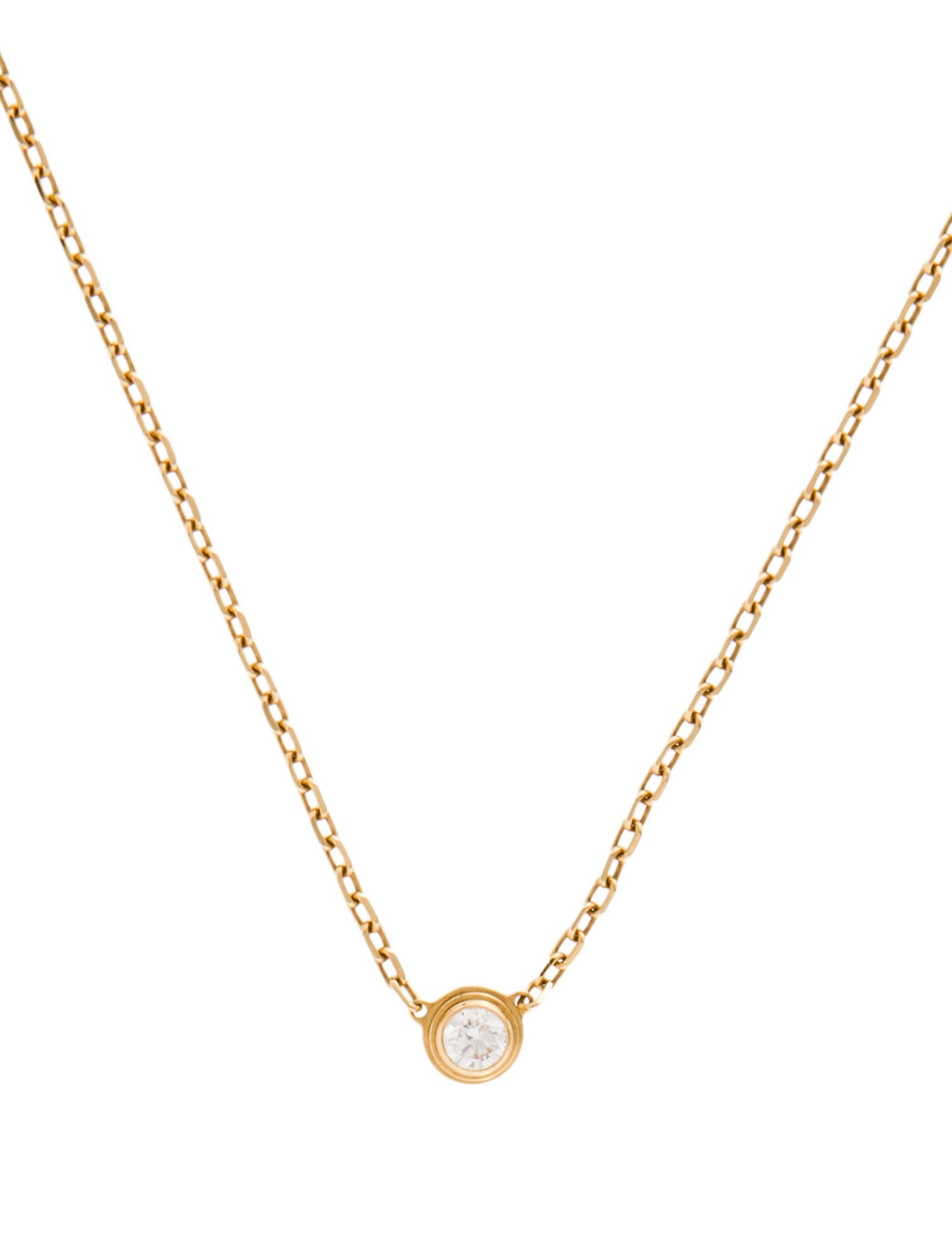 Cartier Small Diamond d'Amour Pendant Necklace