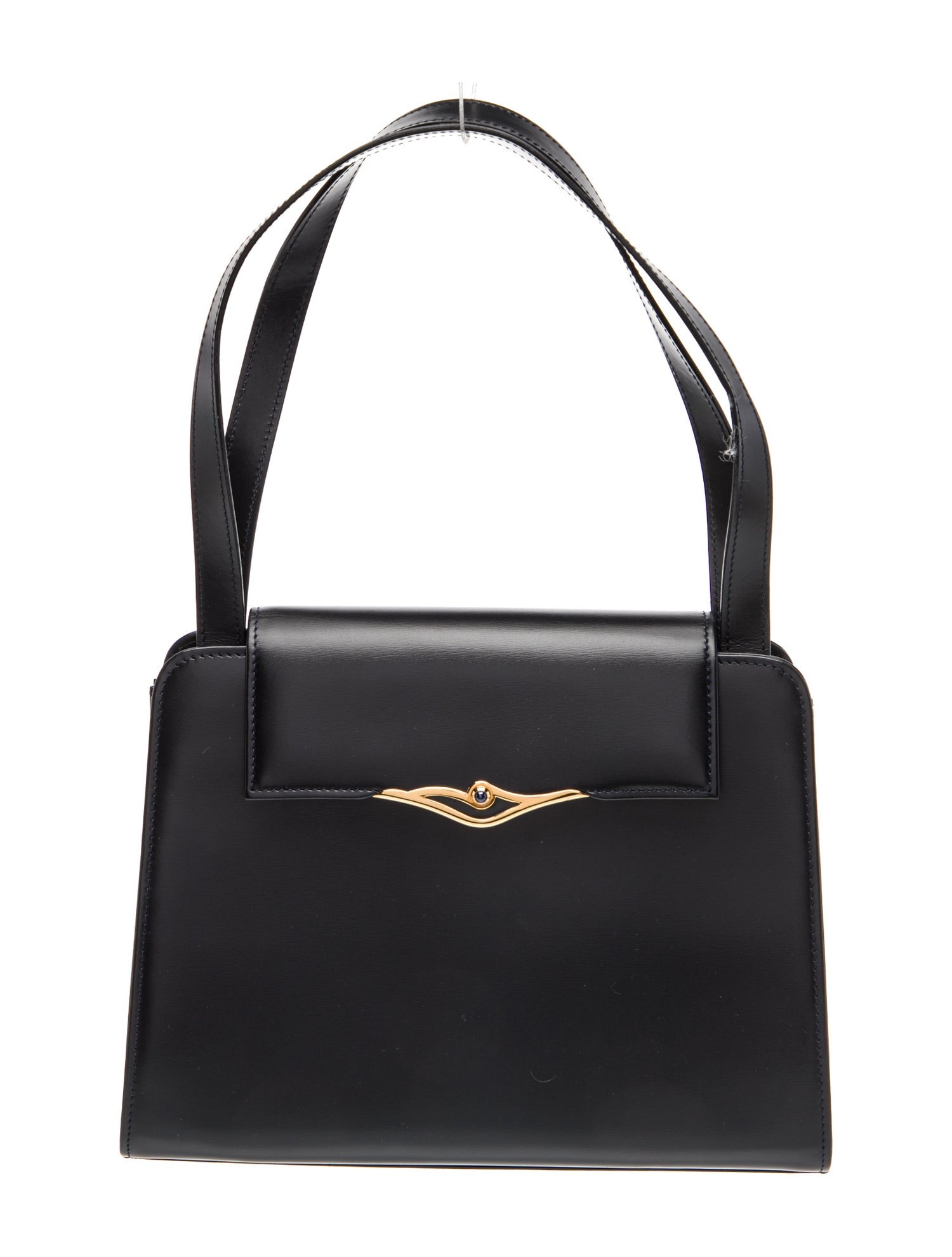 Cartier Leather Top Handle Bag