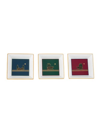 Cartier Set of 3 Panthere de Cartier Trinket Trays