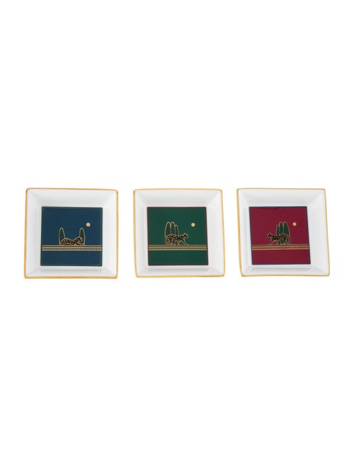 Cartier Set of 3 Panthere de Cartier Trinket Trays