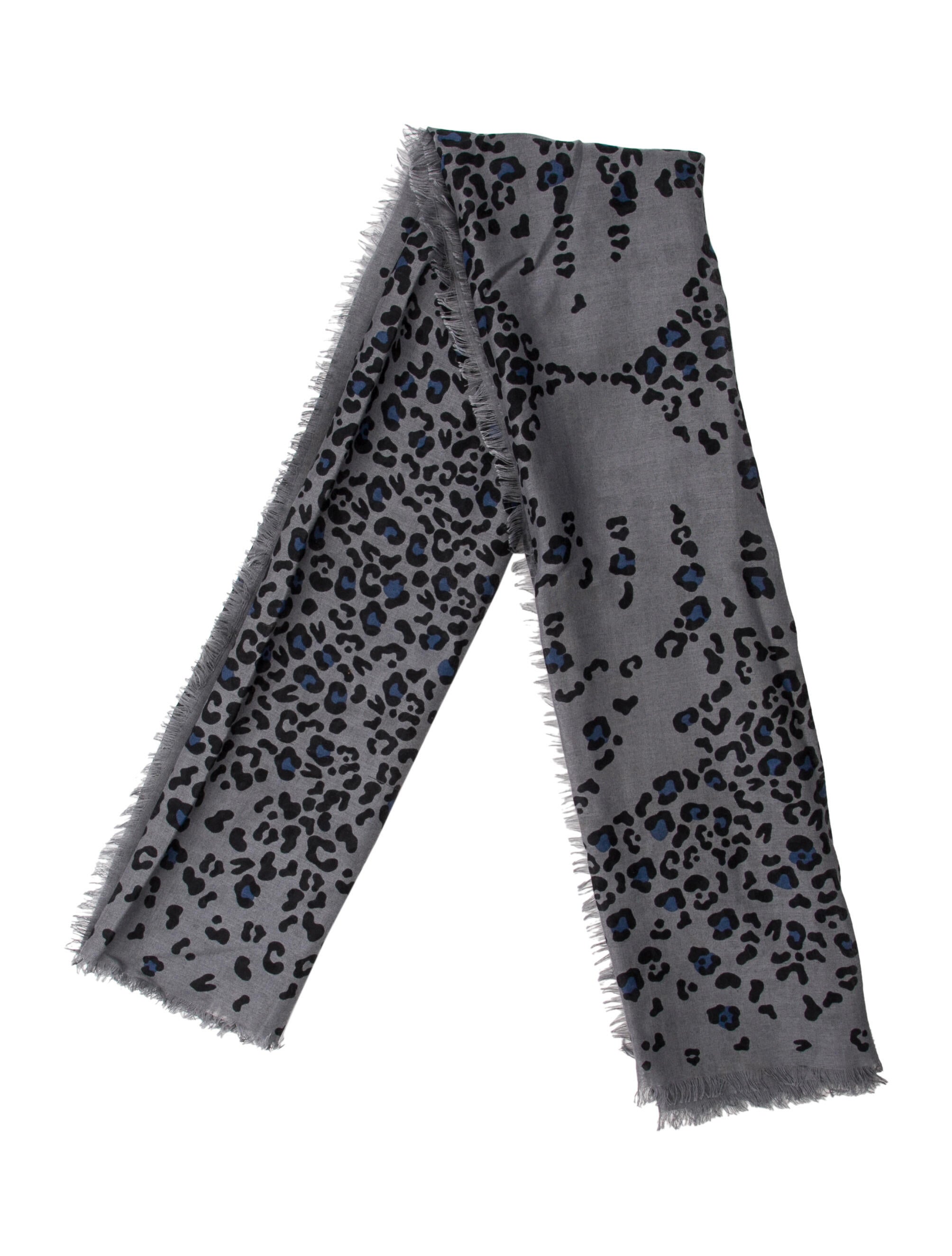Cartier Cashmere Animal Print Scarf