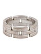 Cartier Maillon Panthere 3 Row Ring