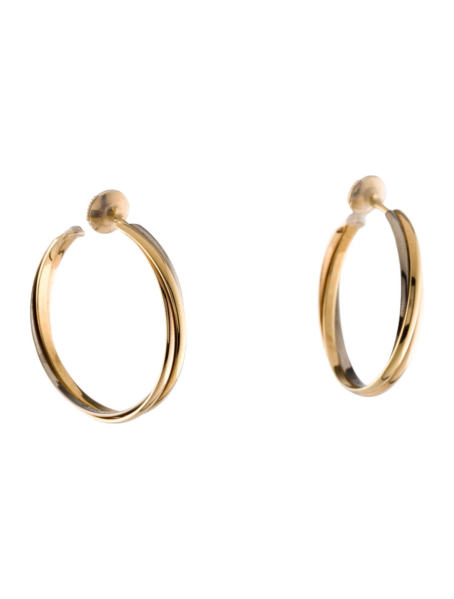 Cartier Trinity Hoop Earrings