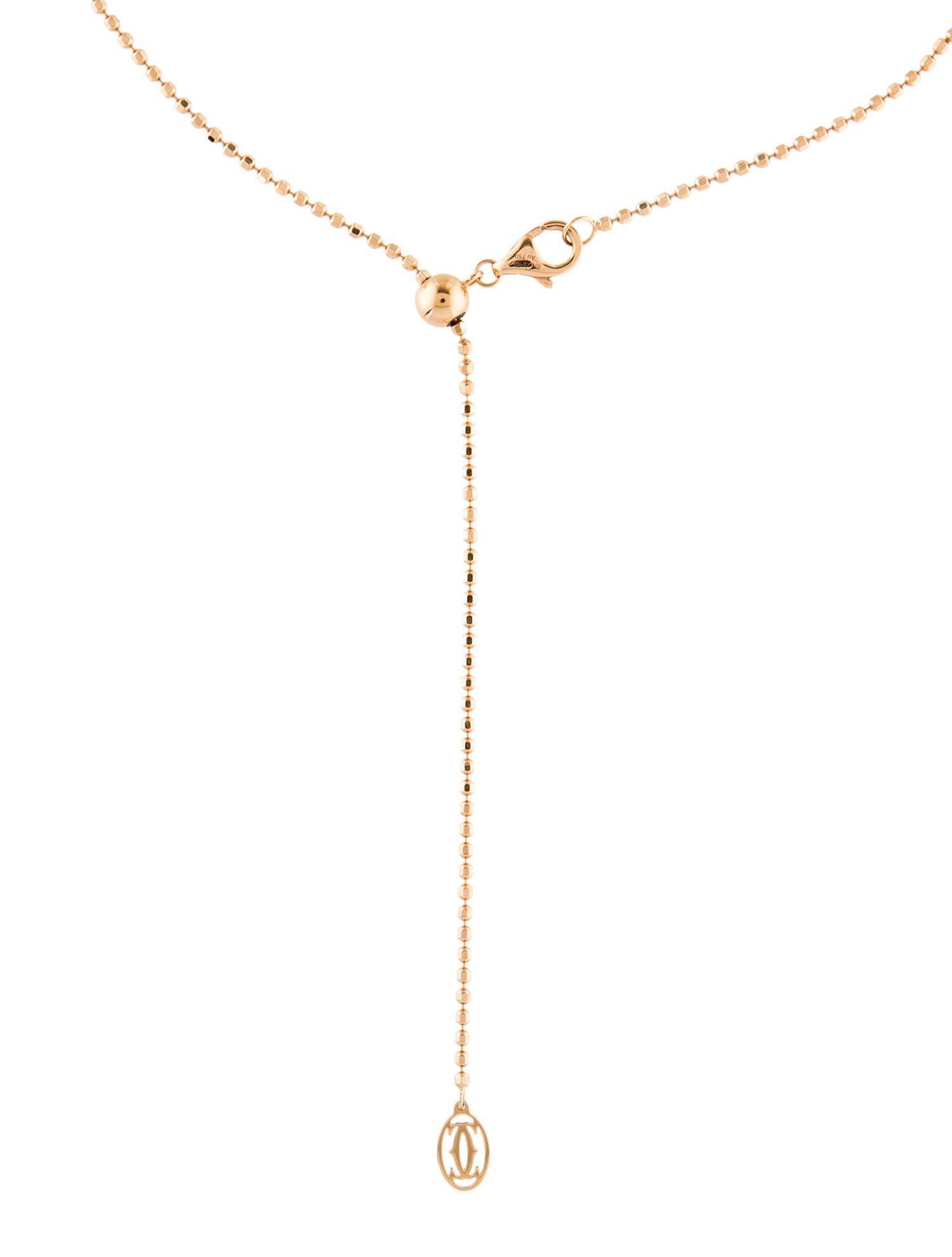 Cartier Bead Chain Necklace