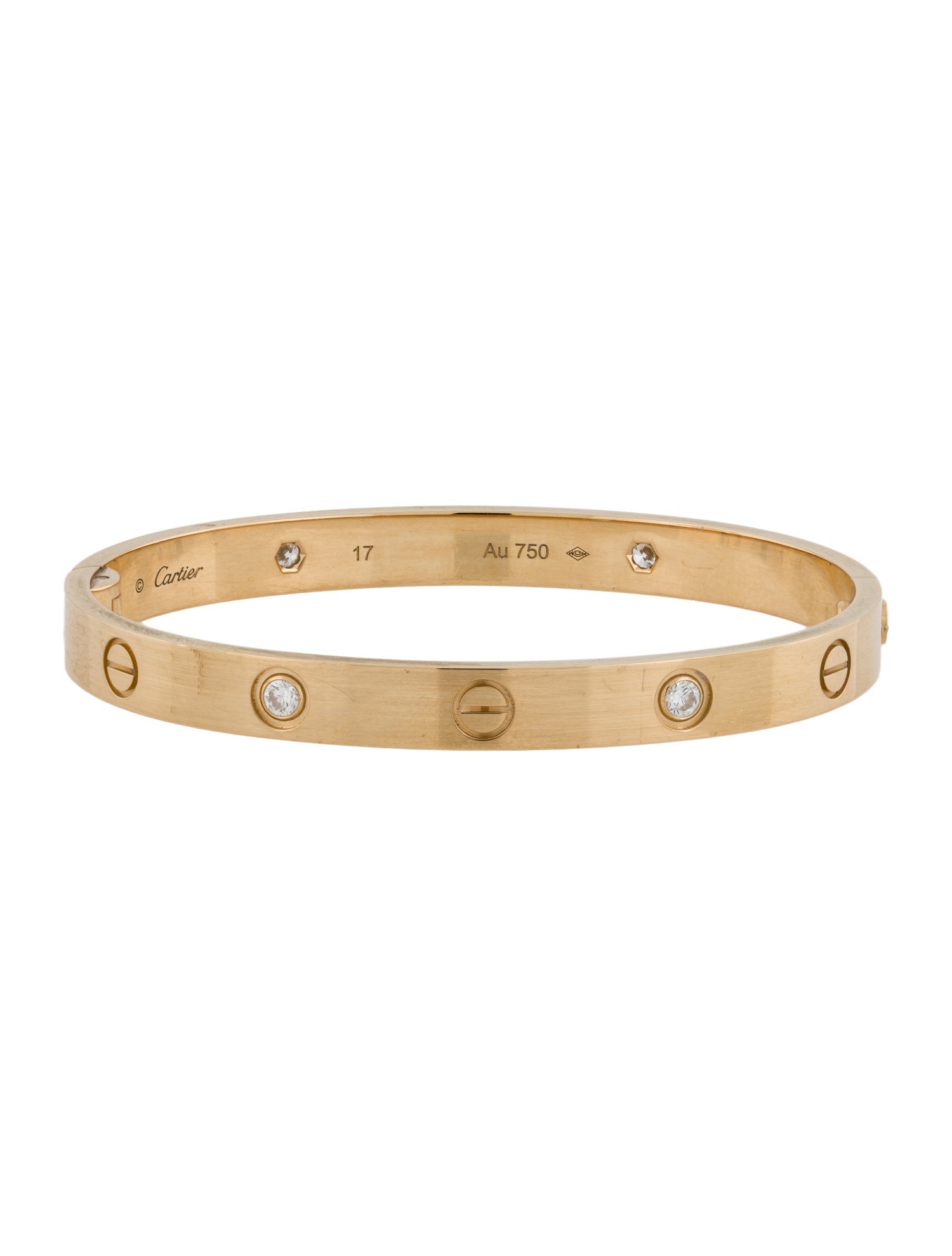 Cartier 4 Diamond Classic LOVE Bracelet