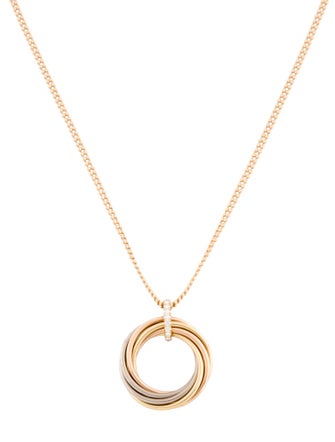 Cartier Diamond Trinity Pendant Necklace, 7 Rows