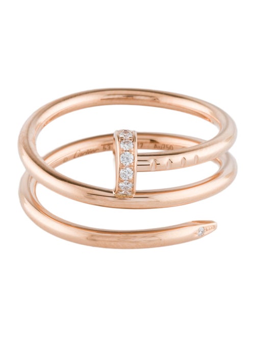 Cartier Juste un Clou Ring, Double, Diamonds