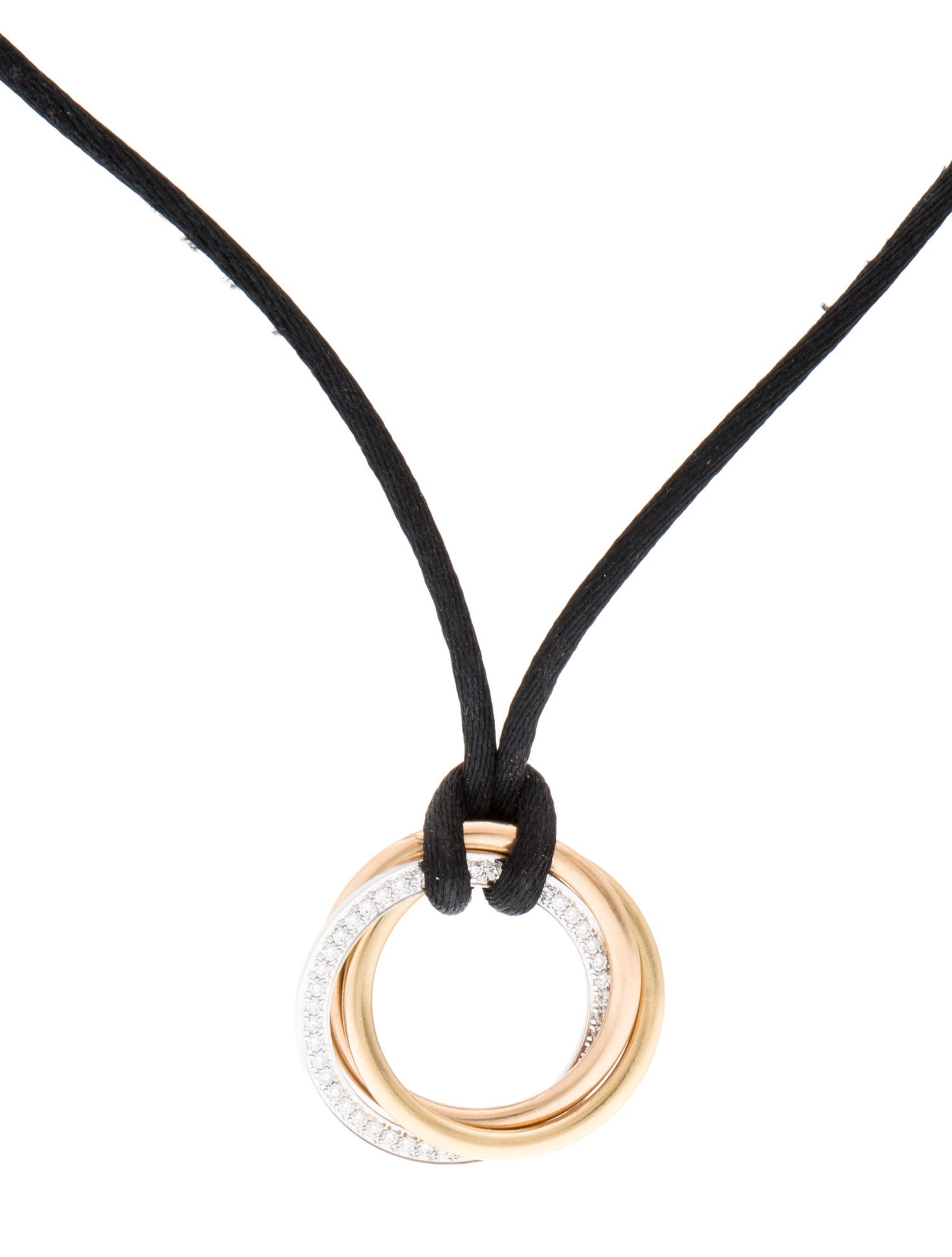 Cartier Diamond Medium Trinity Necklace