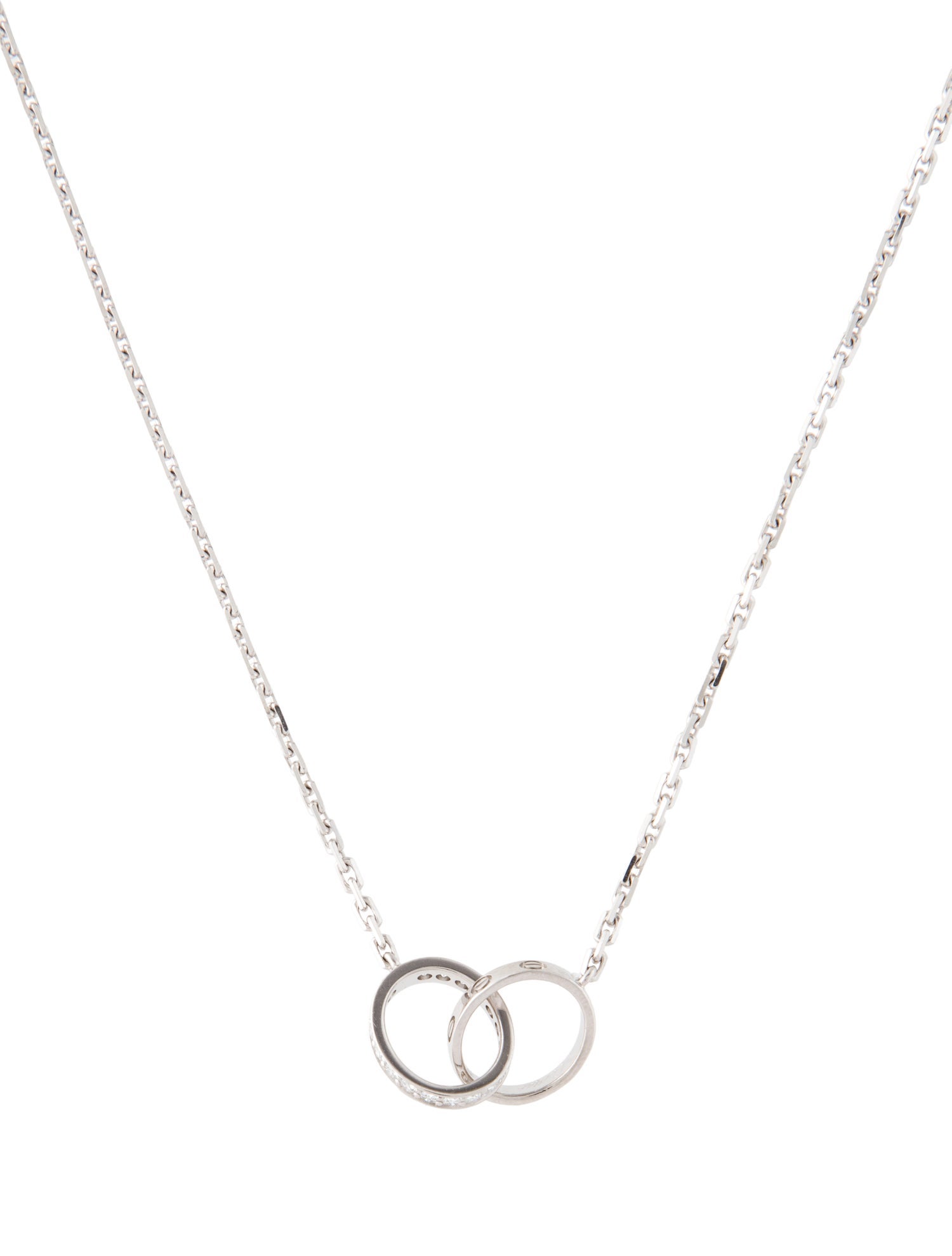 Cartier LOVE Pendant, Half-Paved