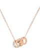 Cartier 6 Diamond LOVE Pendant Necklace