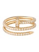 Cartier Juste un Clou Ring, Double, Half-Paved