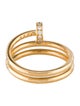 Cartier Juste un Clou Ring, Double, Half-Paved