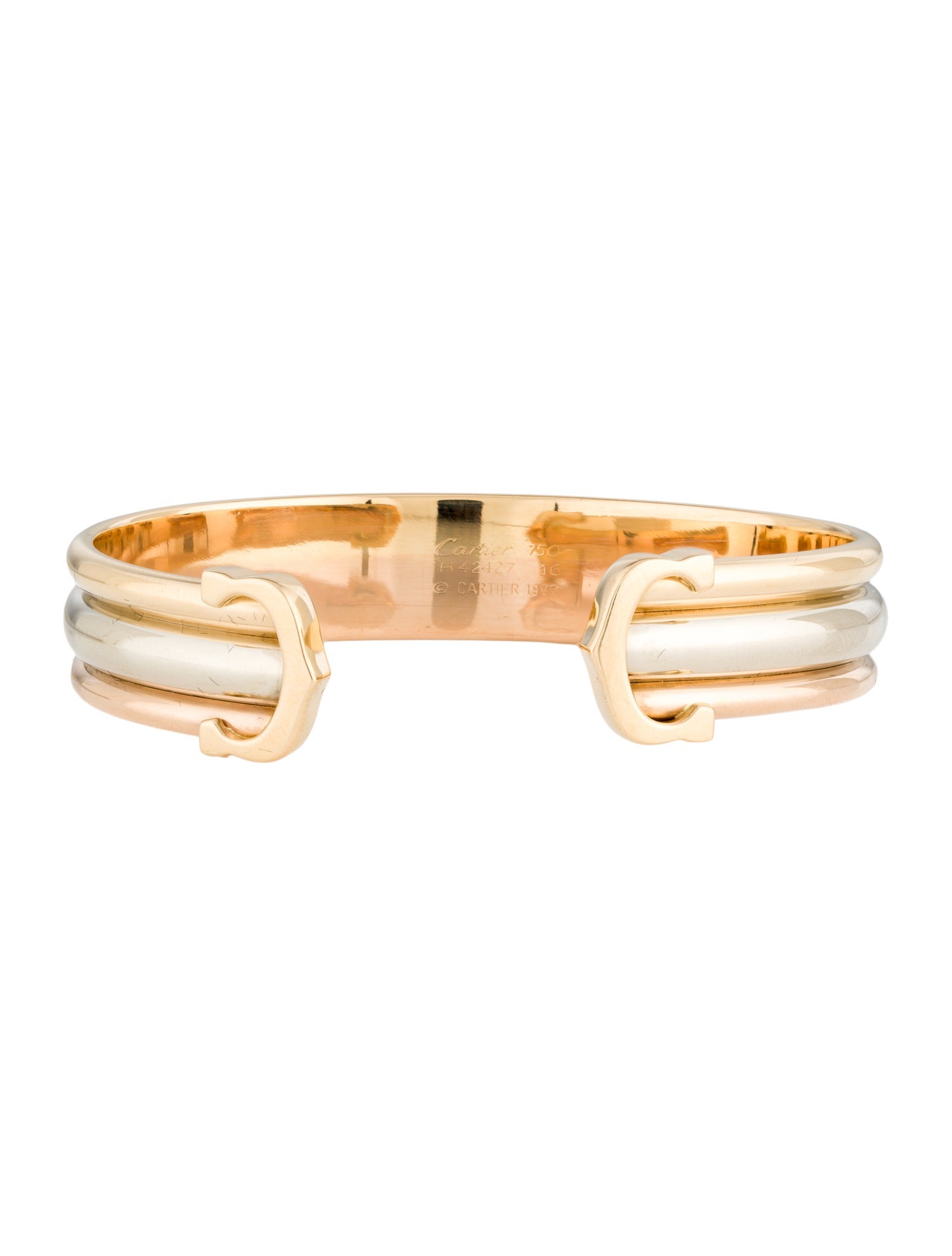 Cartier Vintage C de Cartier Cuff Bracelet