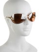 Cartier Panthere De Cartier Shield Sunglasses