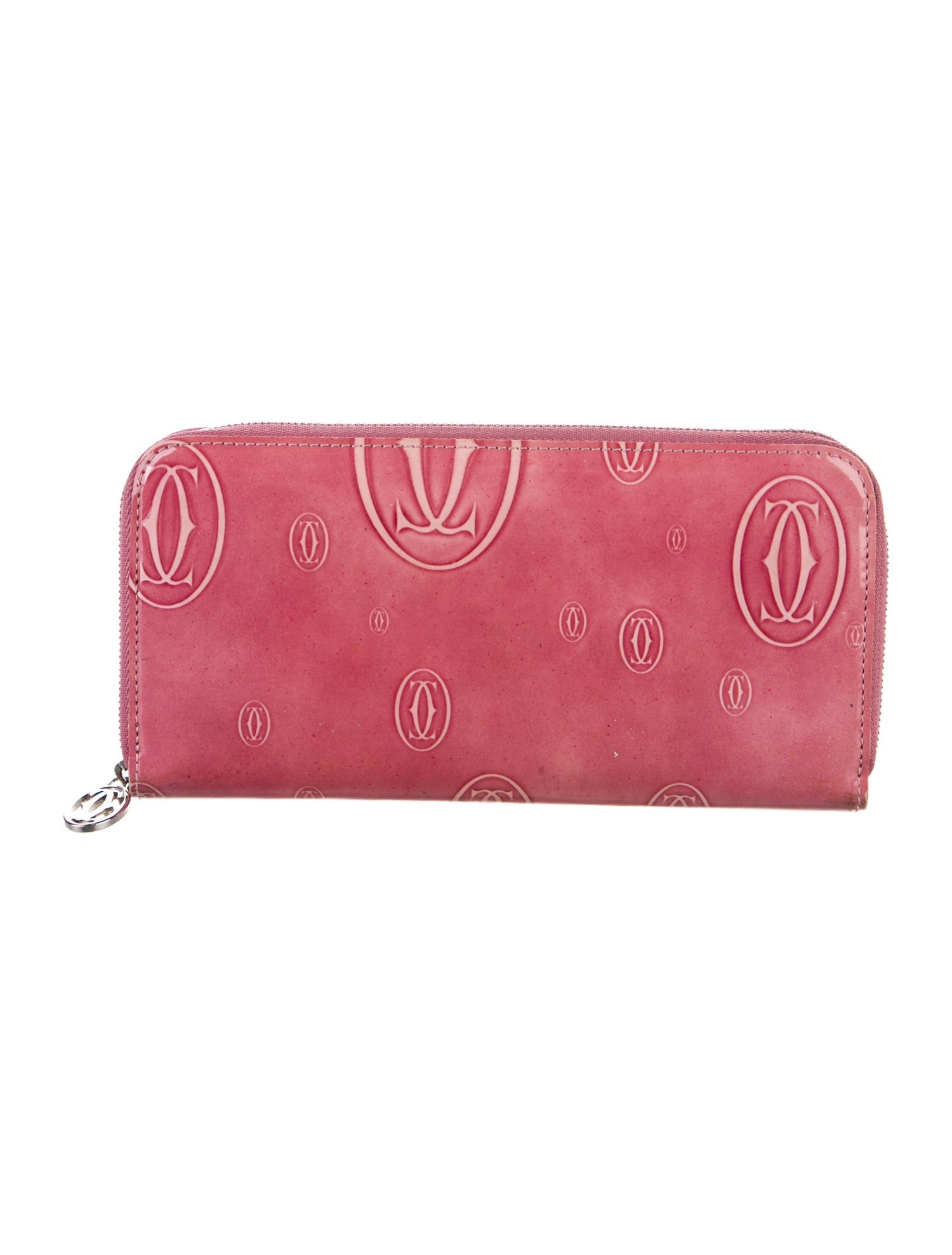 Cartier Patent Leather Printed Continental Wallet