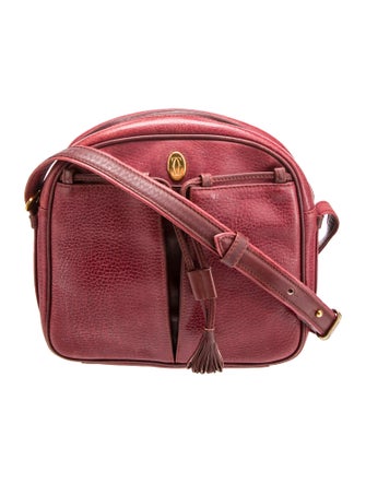 Must de Cartier Leather Crossbody Bag