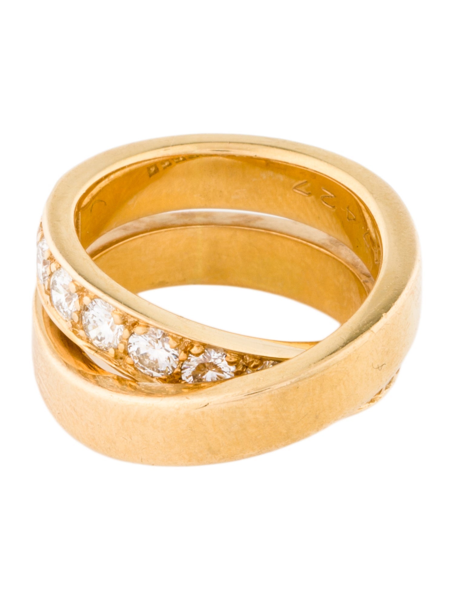 Cartier Vintage Diamond Nouvelle Vague Ring